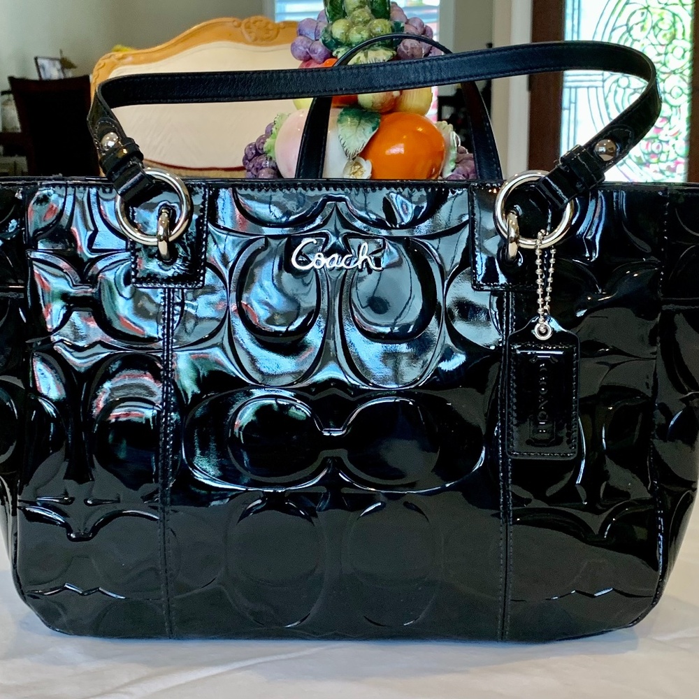 Coach Satchels Patent Leather